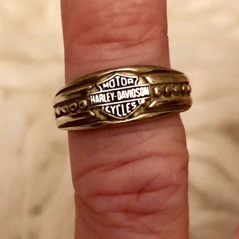 Authentic Harley-Davidson toe ring SS .925